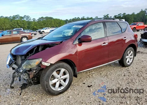 2009 Nissan Murano S z USA, uszkodzony, nr VIN JN8AZ18U79W031297